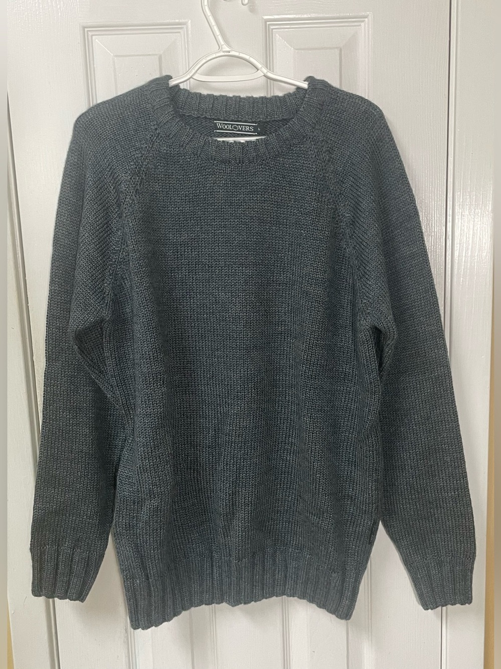 Woolovers Sweater Pullover Men’s Large British Wool Knit Fisherman Grandpacore - Picture 2 of 7